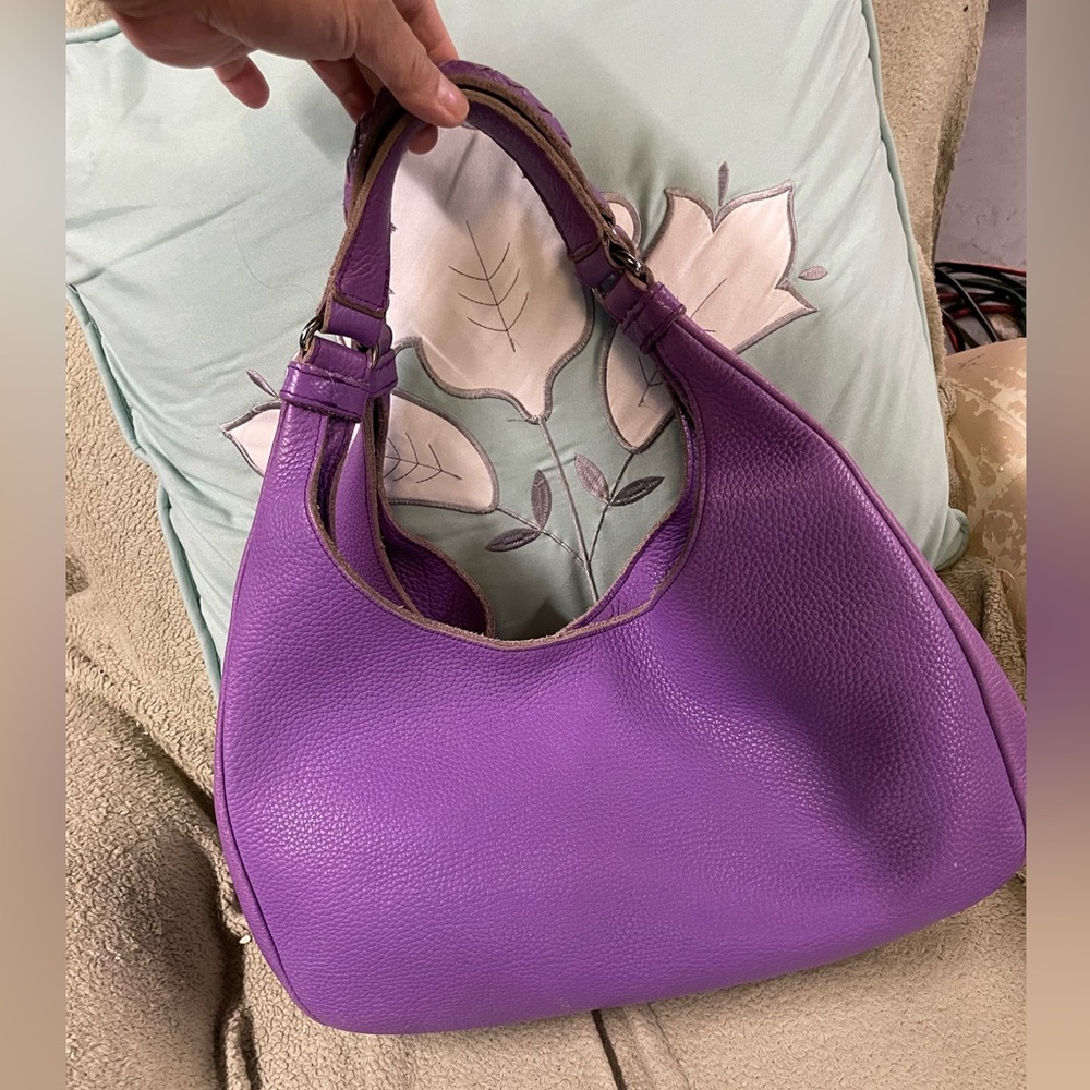 Bottega Venetta Purple Hobo Bag